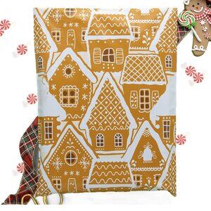 20 Gingerbread House 10x13 designer poly mailer